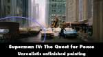 Superman IV: The Quest for Peace mistake picture