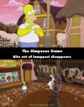 The Simpsons Game mistake picture
