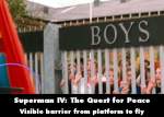 Superman IV: The Quest for Peace mistake picture