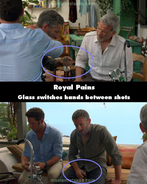 Royal Pains mistake picture