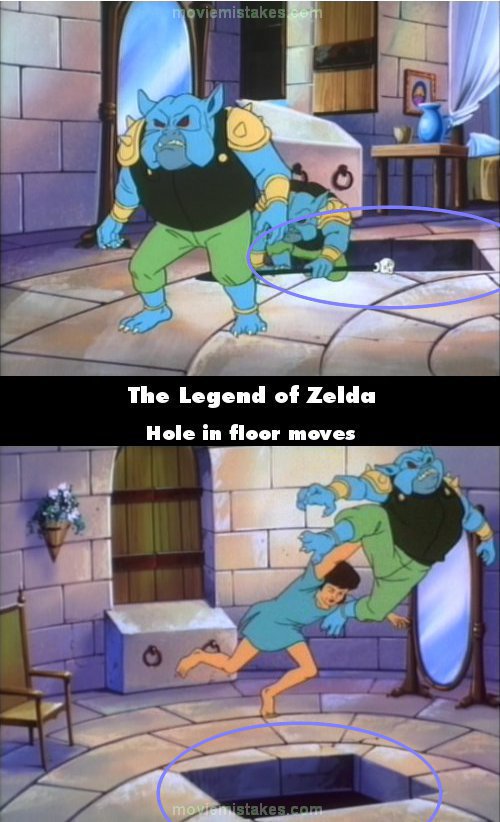 The Legend of Zelda mistake picture