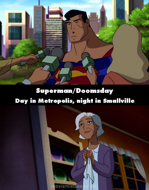 Superman/Doomsday mistake picture