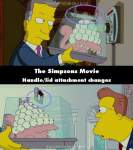 The Simpsons Movie mistake picture