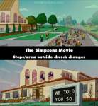 The Simpsons Movie mistake picture