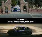 Furious 7 mistake picture