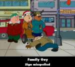 Family Guy mistake picture