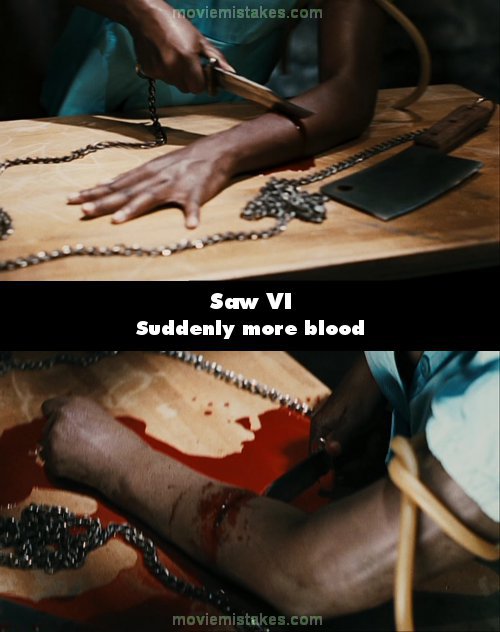 Saw VI mistake picture