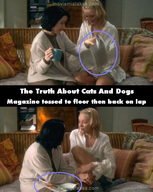 The Truth About Cats And Dogs mistake picture