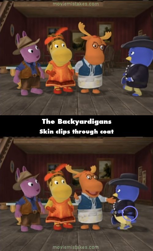 The Backyardigans mistake picture
