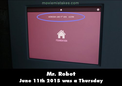 Mr. Robot mistake picture