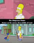 The Simpsons Game mistake picture