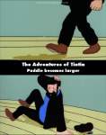 The Adventures of Tintin mistake picture