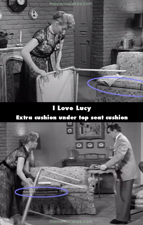 I Love Lucy mistake picture