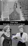 I Love Lucy mistake picture