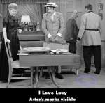 I Love Lucy mistake picture