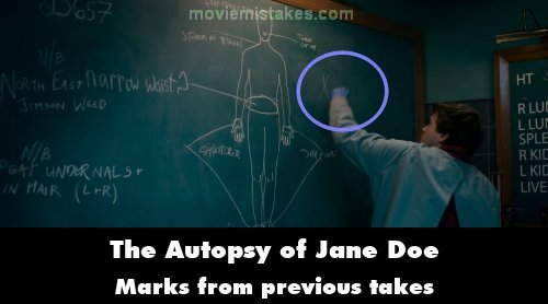 The Autopsy of Jane Doe mistake picture