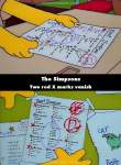 The Simpsons mistake picture