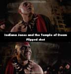 Indiana Jones and the Temple of Doom mistake picture