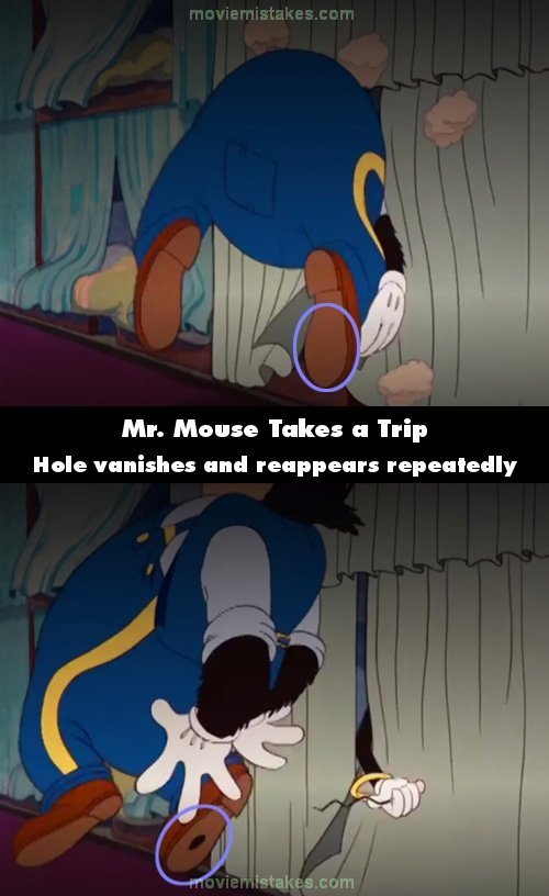 Mr. Mouse Takes a Trip mistake picture