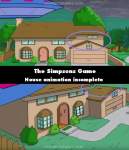 The Simpsons Game mistake picture