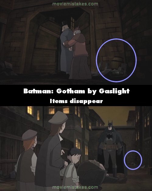 Batman: Gotham by Gaslight mistake picture