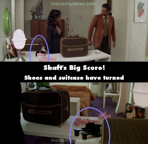 Shaft's Big Score! mistake picture