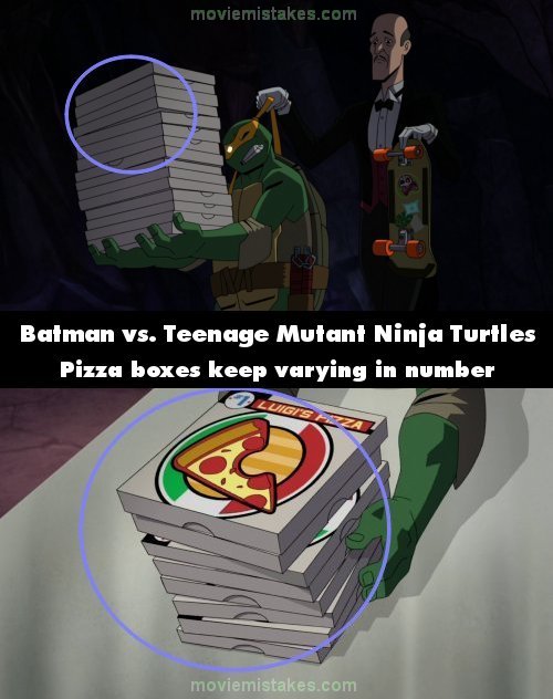 Batman vs. Teenage Mutant Ninja Turtles mistake picture