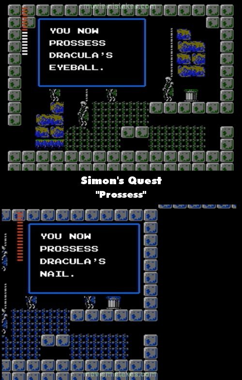 Simon's Quest mistake picture