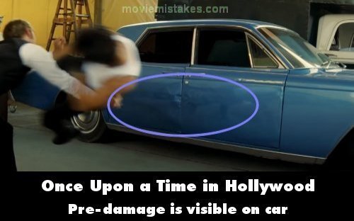 Once Upon a Time in Hollywood mistake picture