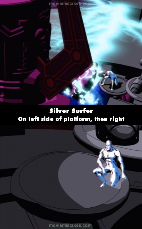 Silver Surfer mistake picture