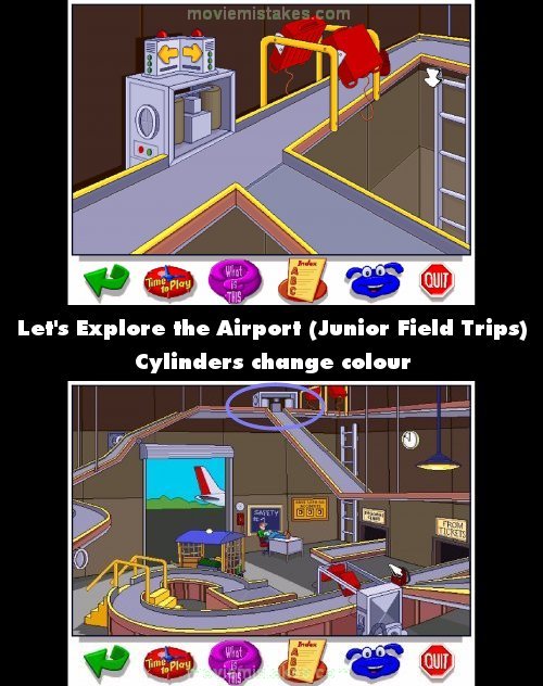 Let's Explore the Airport (Junior Field Trips) mistake picture
