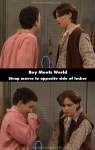 Boy Meets World mistake picture