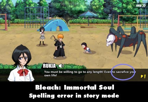 Bleach: Immortal Soul mistake picture
