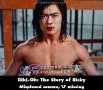 Riki-Oh: The Story of Ricky mistake picture