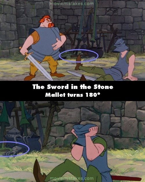 The Sword in the Stone mistake picture