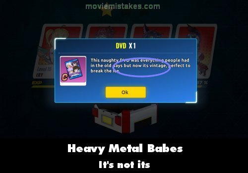 Heavy Metal Babes mistake picture