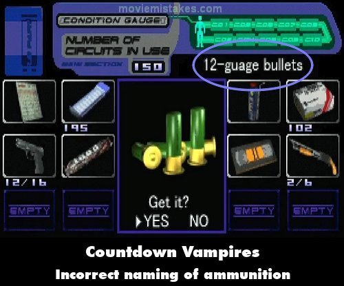 Countdown Vampires mistake picture