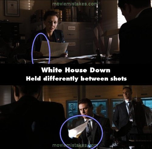 White House Down mistake picture