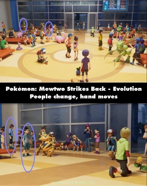 Pokémon: Mewtwo Strikes Back - Evolution mistake picture