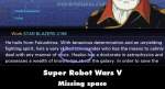 Super Robot Wars V mistake picture