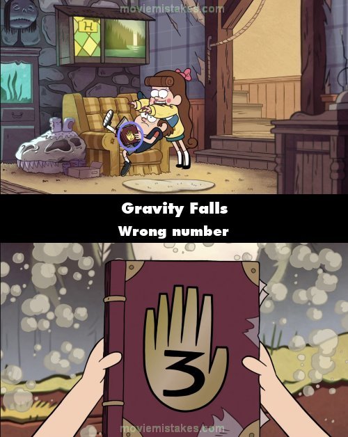 Gravity Falls mistake picture