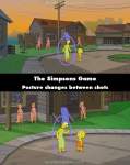 The Simpsons Game mistake picture