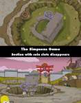 The Simpsons Game mistake picture