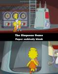 The Simpsons Game mistake picture