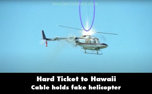Hard Ticket to Hawaii mistake picture
