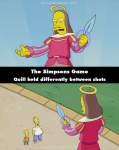 The Simpsons Game mistake picture