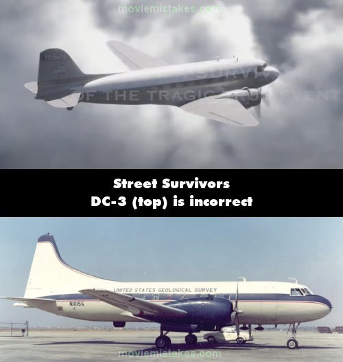 Street Survivors: The True Story of the Lynyrd Skynyrd Plane Crash mistake picture
