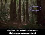 Ewoks: The Battle for Endor mistake picture