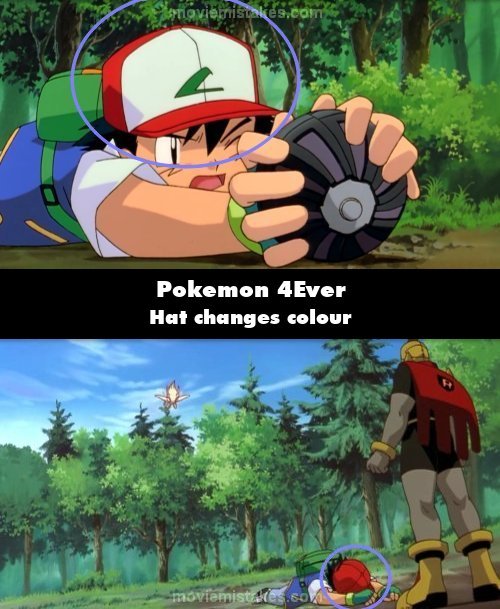 Pokemon 4Ever mistake picture