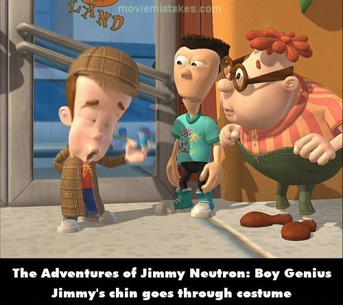 The Adventures of Jimmy Neutron: Boy Genius mistake picture